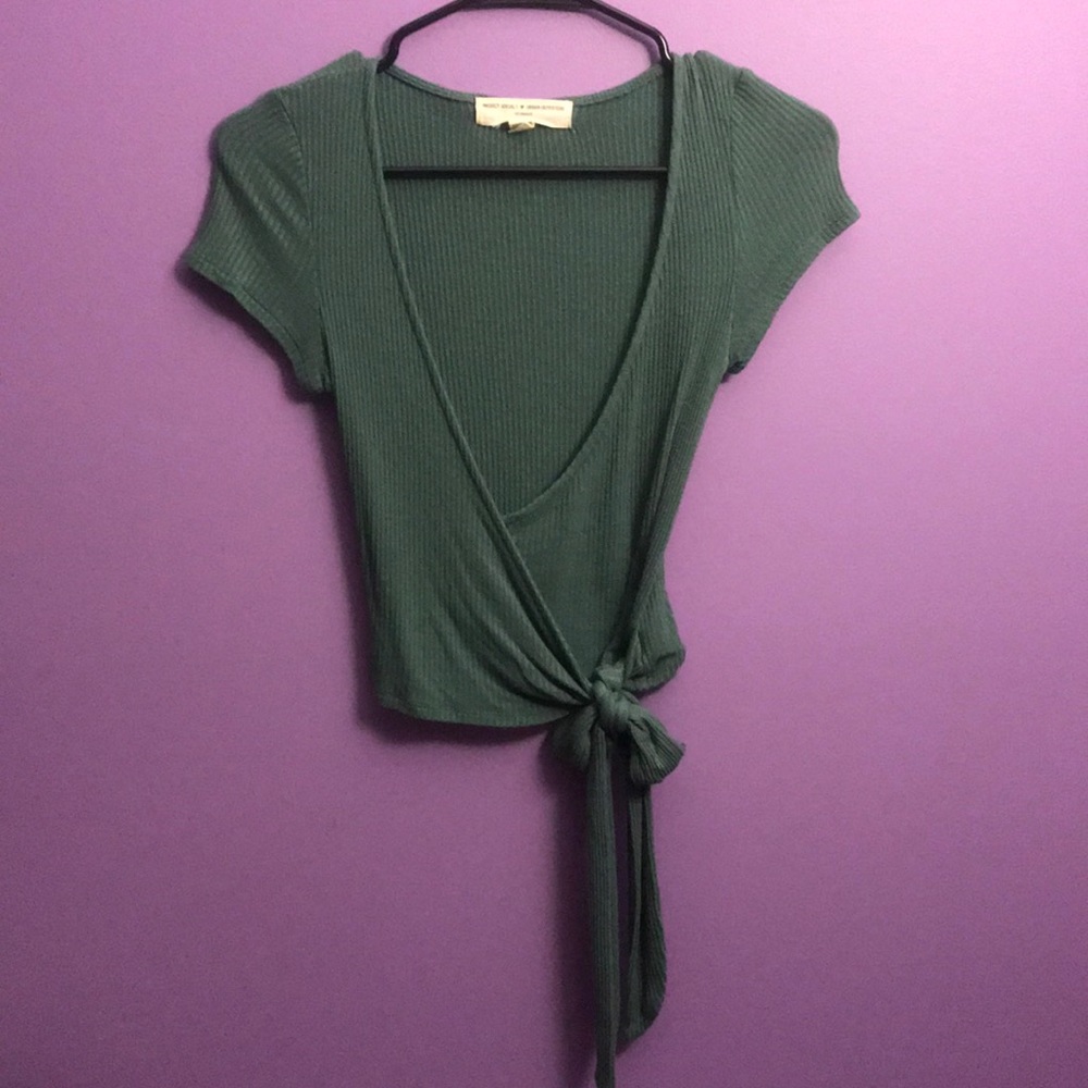 Wrap crop top
